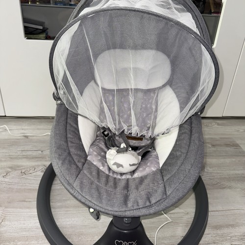 Momi babywippe lami - babywippe, hellgrau