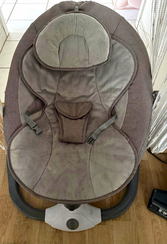 Elektrische babywippe grau mit - grau,
