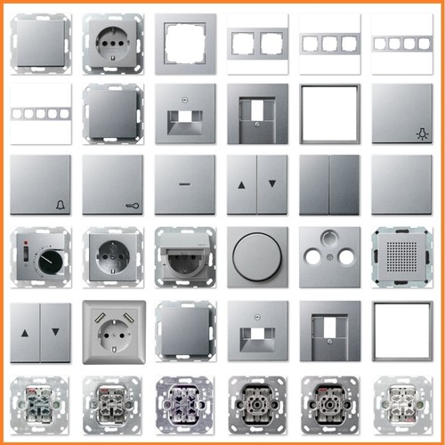 Gira system alu silber - 55,